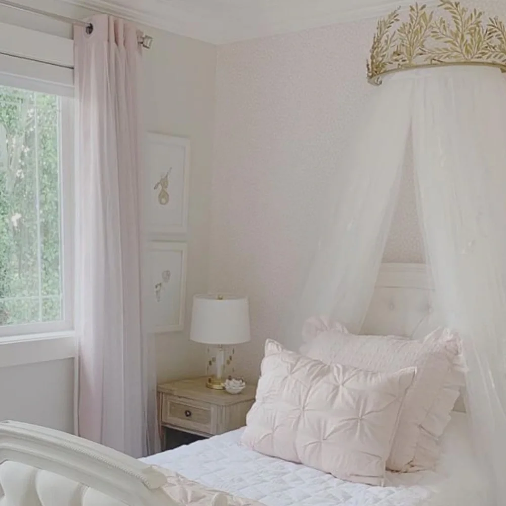 Pottery Barn Kids Monique Lhuillier Cornice (Sheer Panels Only) Brand New In Box - Picture 3 of 5